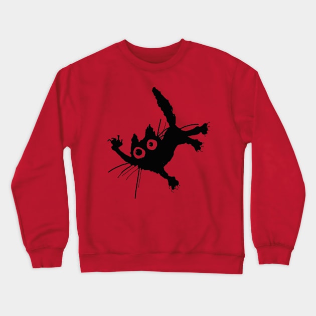 kitty Crewneck Sweatshirt by Bunny Noir